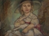 Retrato de niña con conejo, 1938